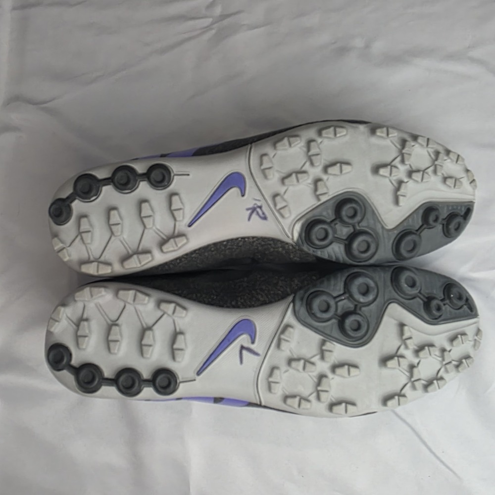 Nike FC247 Bomba Finale II ACC Mens Size 12.5 Black Puple Anthracite 580447-050 - Picture 11 of 16